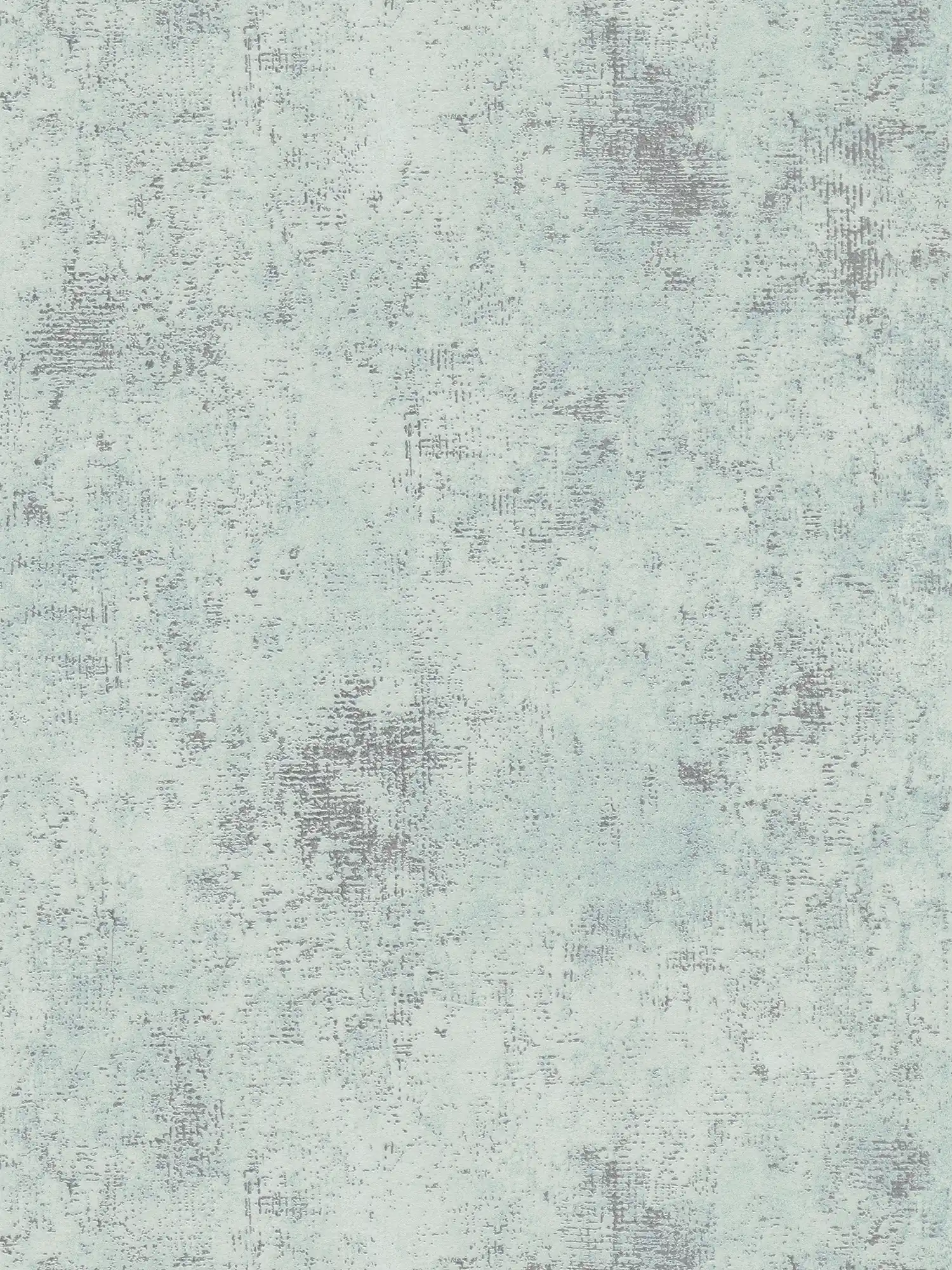 Rustikale Putzoptik Tapete mit Struktur – Blau, Grün, Grau

