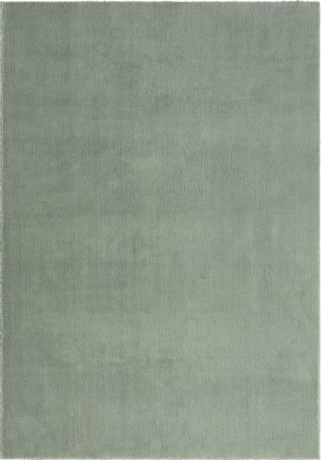             Sanfter Hochflor Teppich in Grün – 110 x 60 cm
        