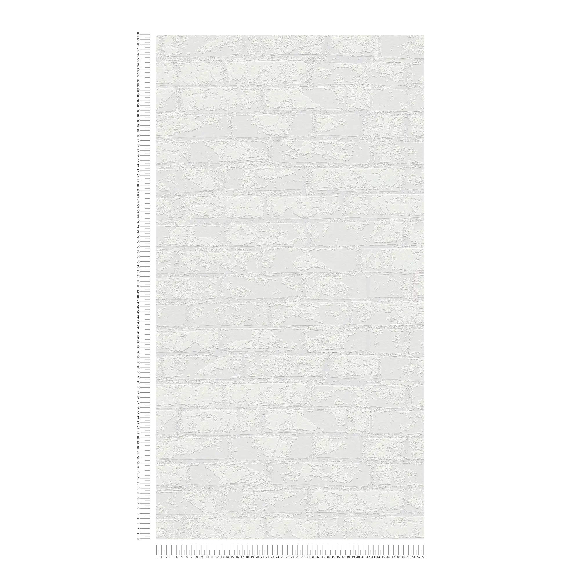             Steinoptik Tapete mit Ziegelsteinmauer – Überstreichbar
        