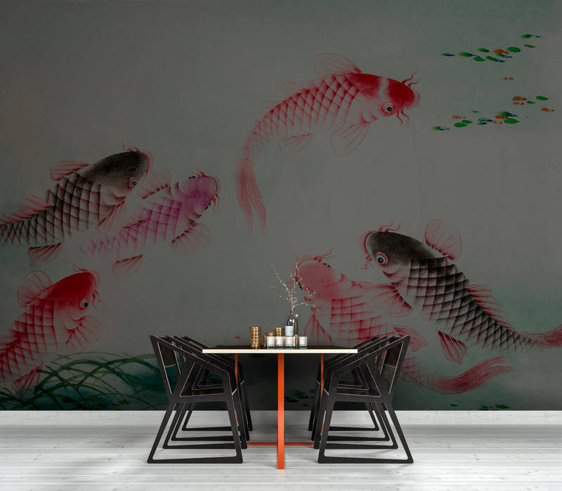             Fototapete Asia Style mit Koi-Teich – Walls by Patel
        