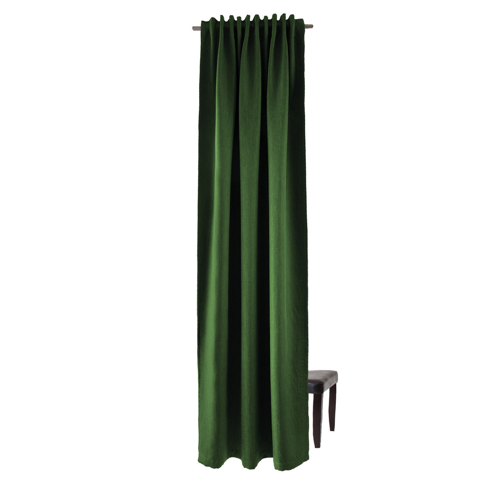             Dekorativer Schlaufenschal 140 cm x 245 cm Kunstfaser dunkelgrün
        