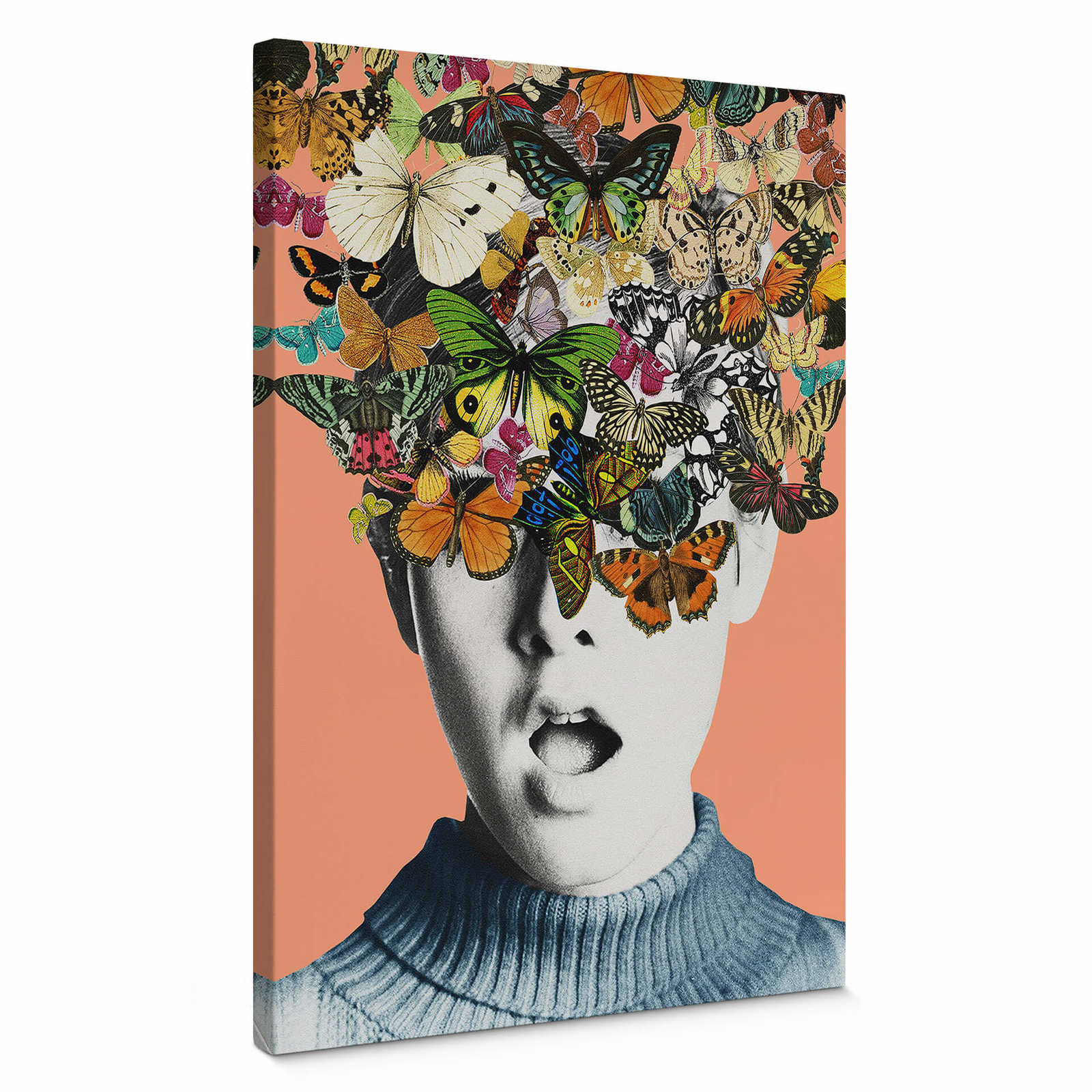         Feldmann Leinwandbild abstrakt, Mensch & Blumen – 0,50 m x 0,70 m
    