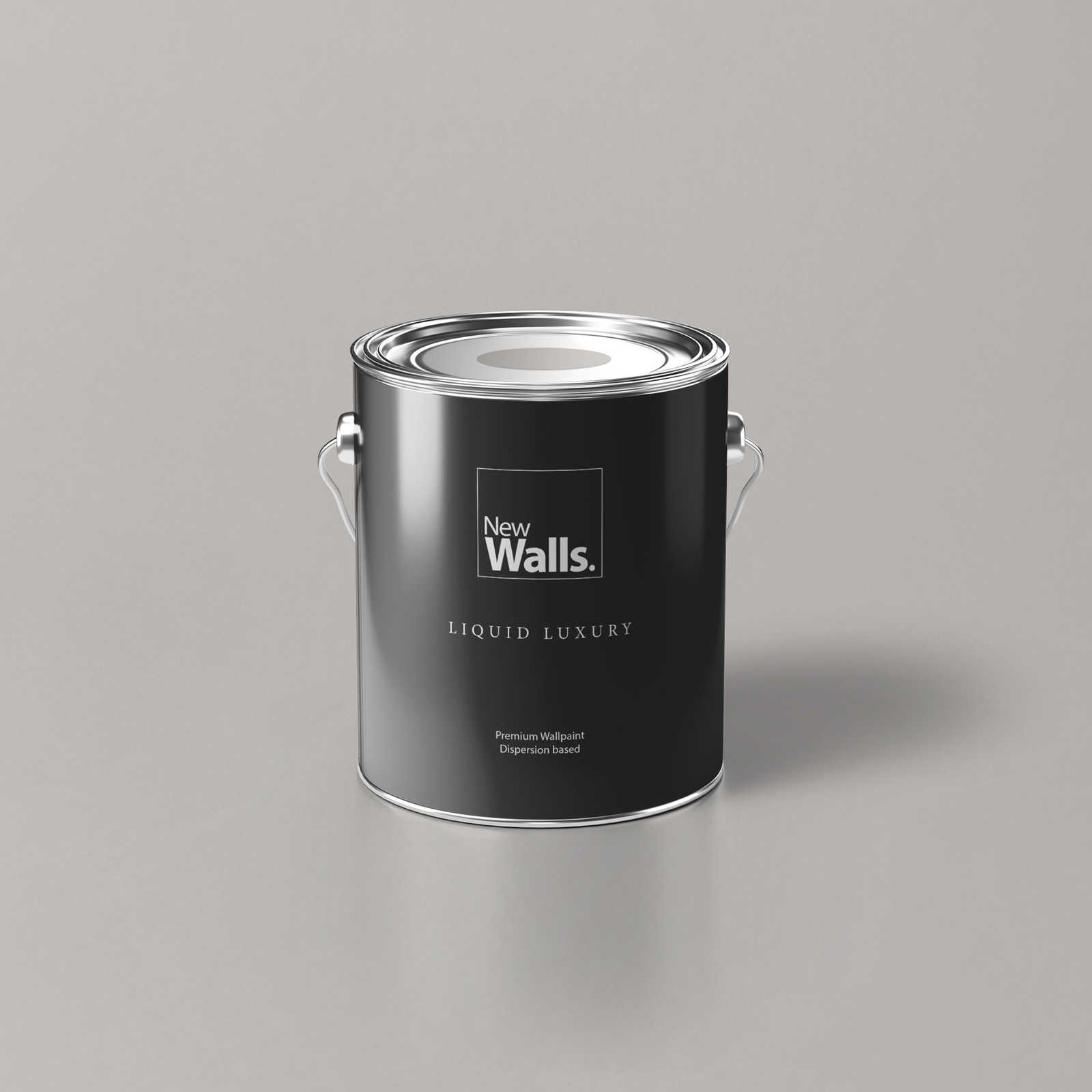 Premium Wandfarbe beruhigendes Hellgrau »Creamy Grey« NW110 – 2,5 Liter
