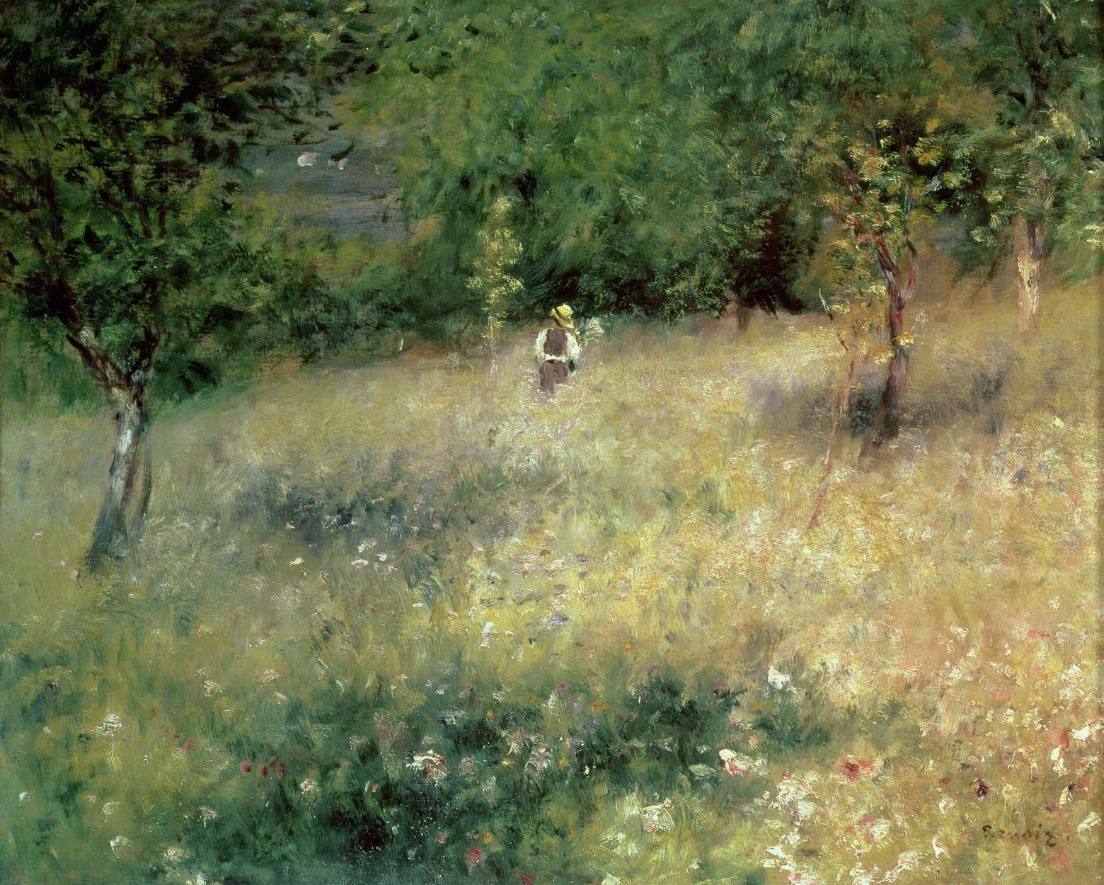             Fototapete "Frühling in Chatou" von Pierre Auguste Renoir
        