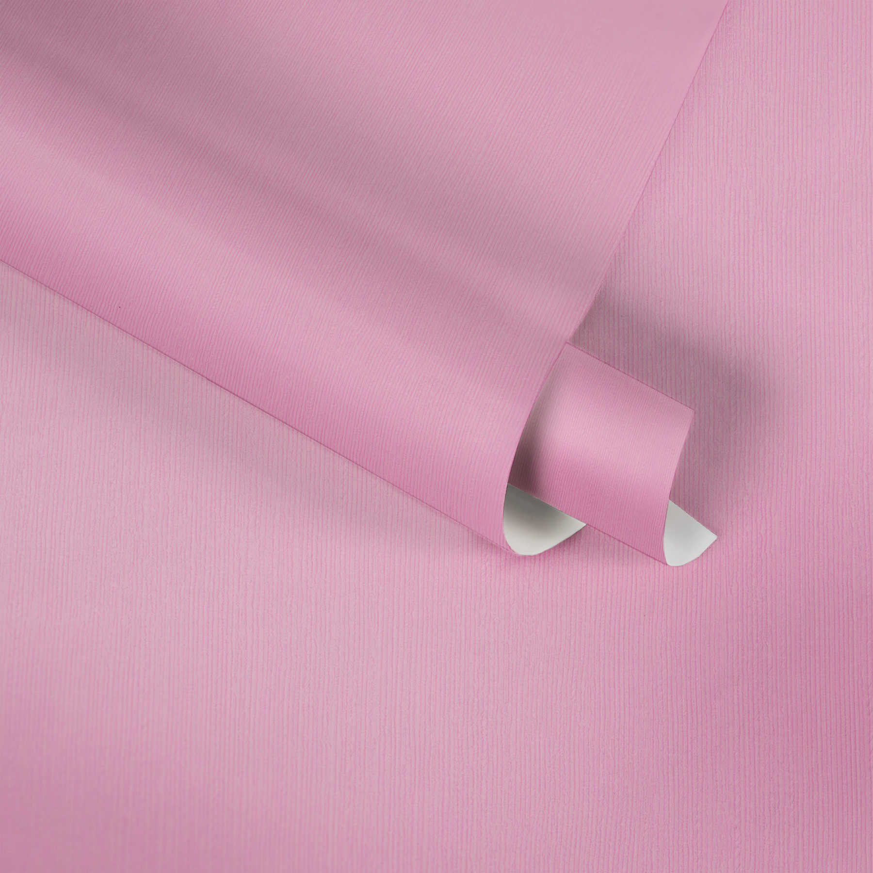             Rosa Papiertapete einfarbig mit Prägestruktur – Rosa
        