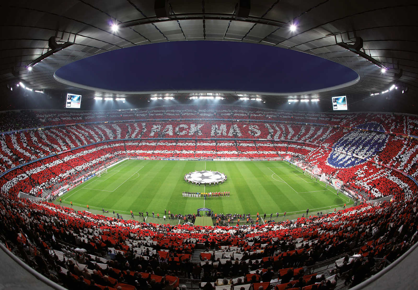         Fototapete FC Bayern Stadion "Pack Ma's"
    
