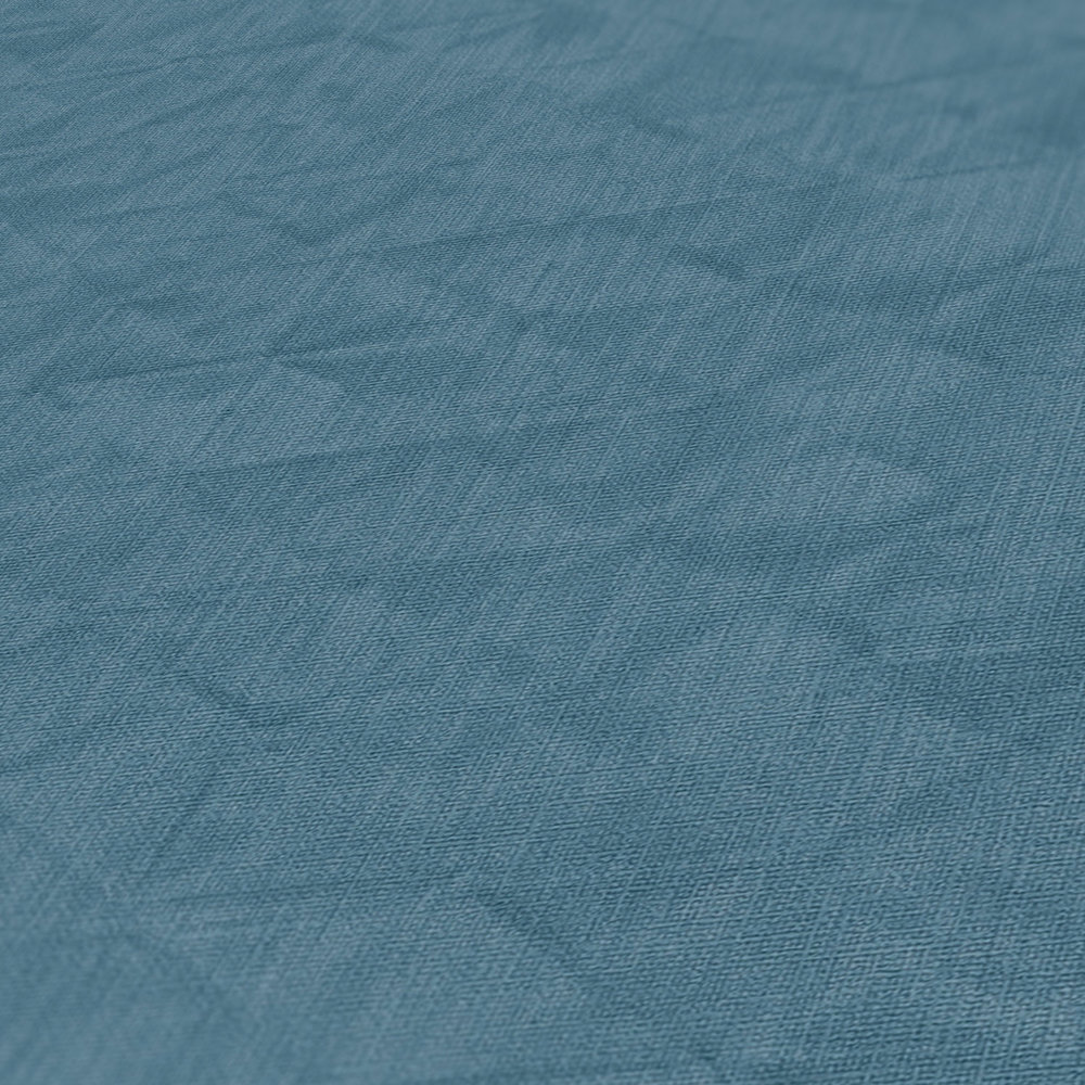             Vliestapete geometrisches Facettenmuster – Blau
        