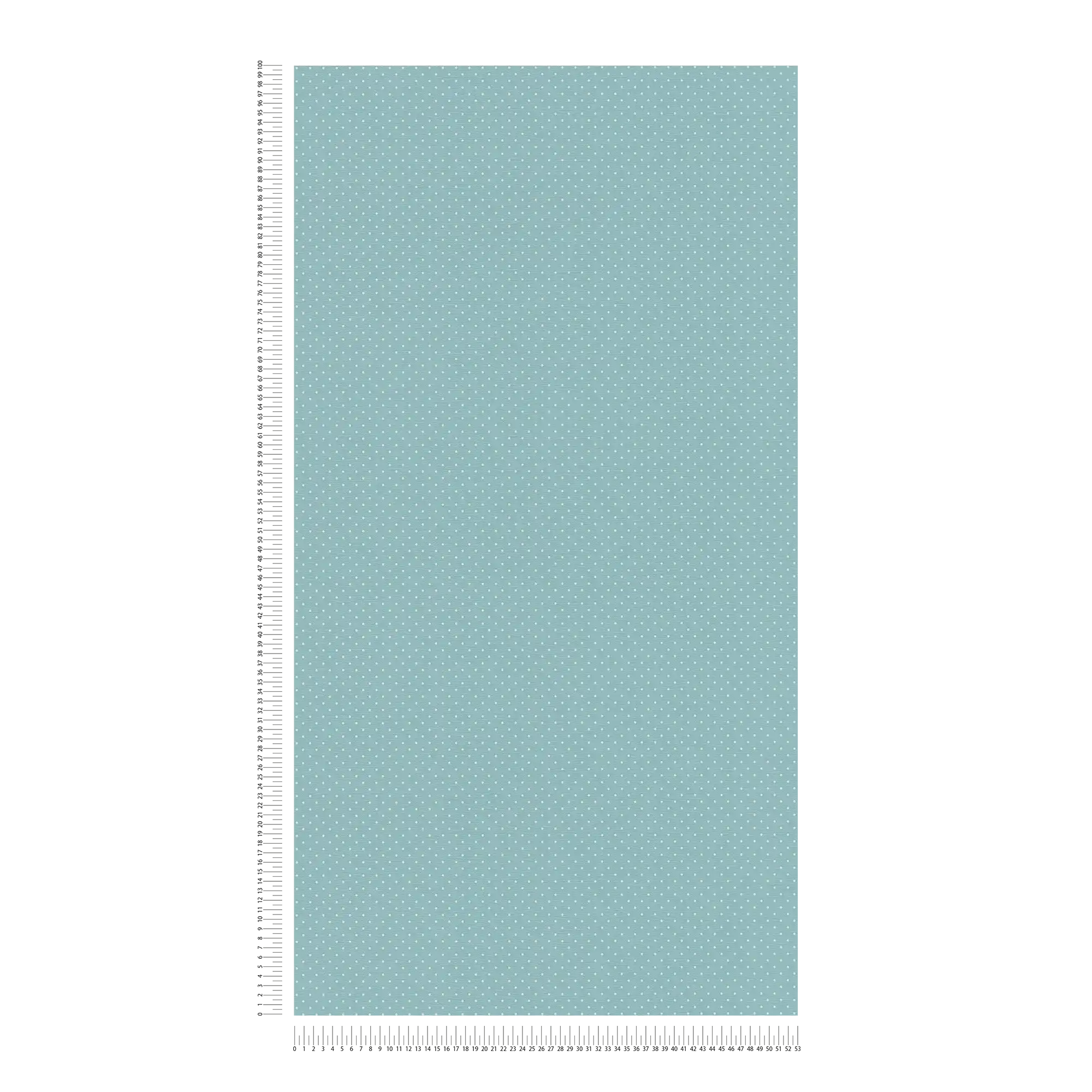             Vliestapete mit kleinem Punktmuster – Blau, Weiß
        