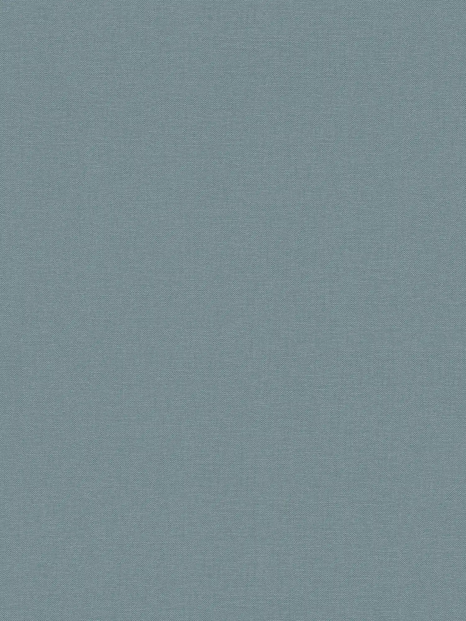 Einfarbige Tapete mit Gewebe-Struktur matt – Blau
