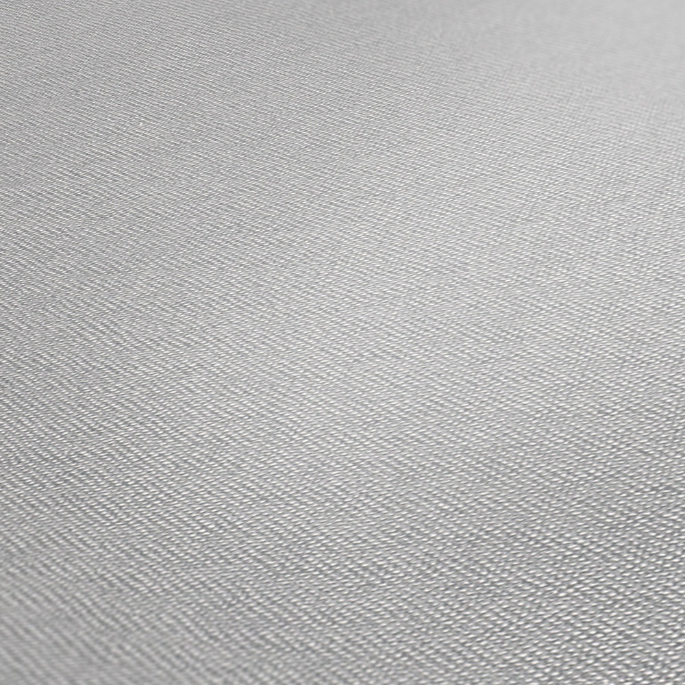             Graue Tapete mit Textil-Struktur im Scandinavian Design
        
