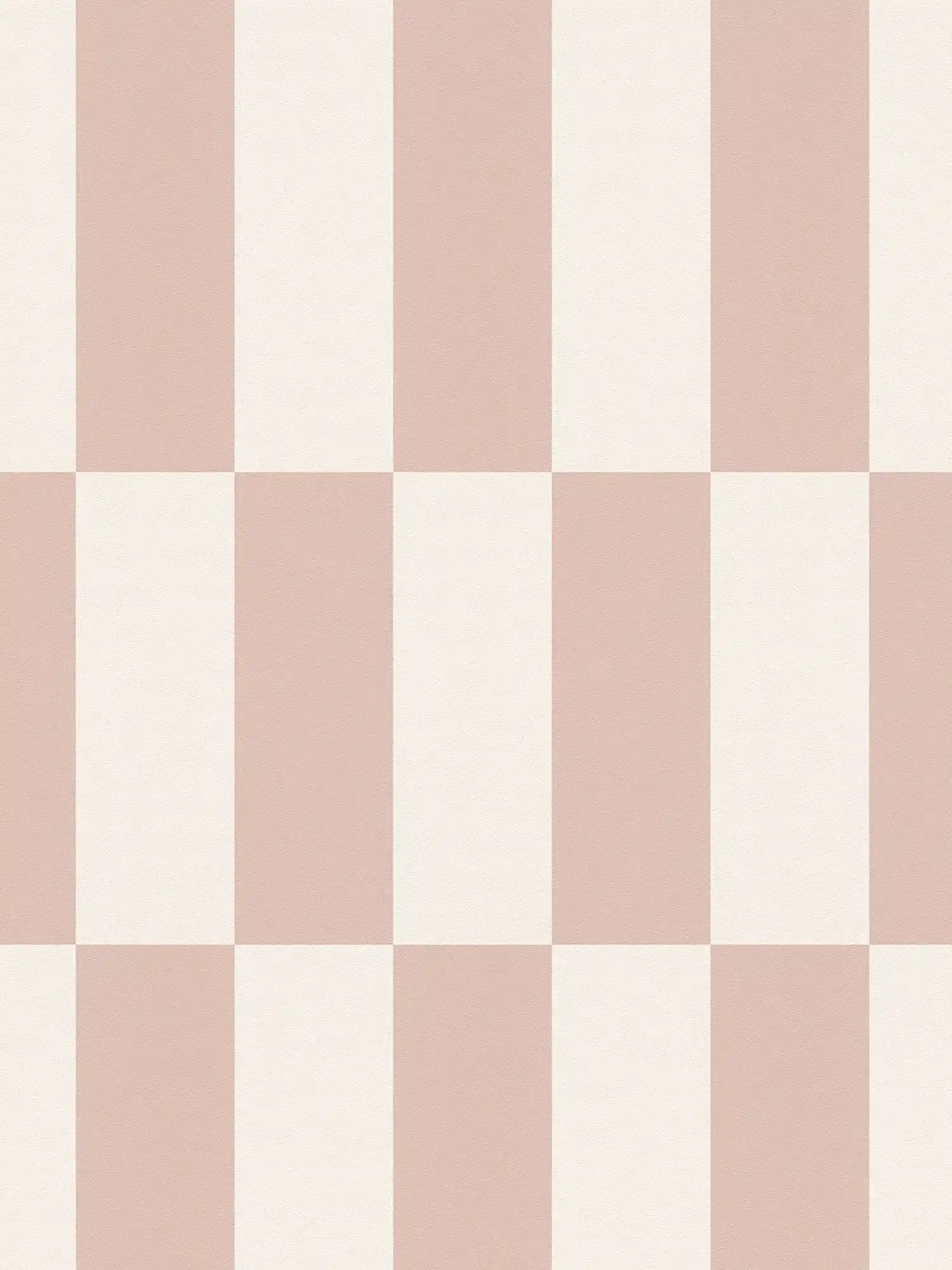         Mustertapete mit Vierecken grafisches Muster – Taupe, Weiß
    