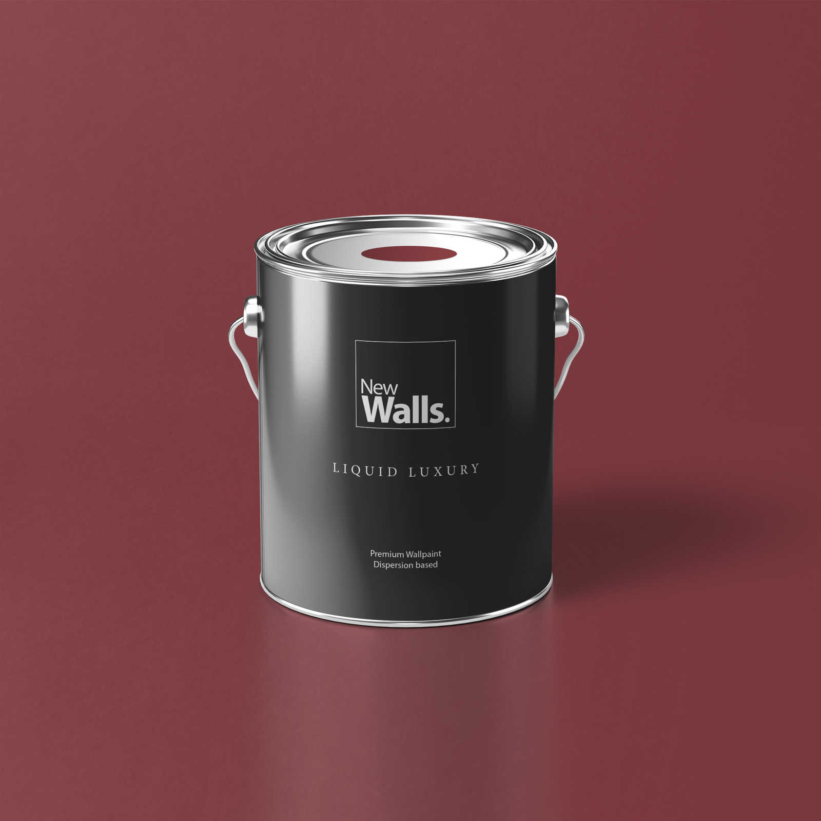 Premium Wandfarbe warmherziges Kirschrot »Luxury Lipstick« NW1006 – 5 Liter

