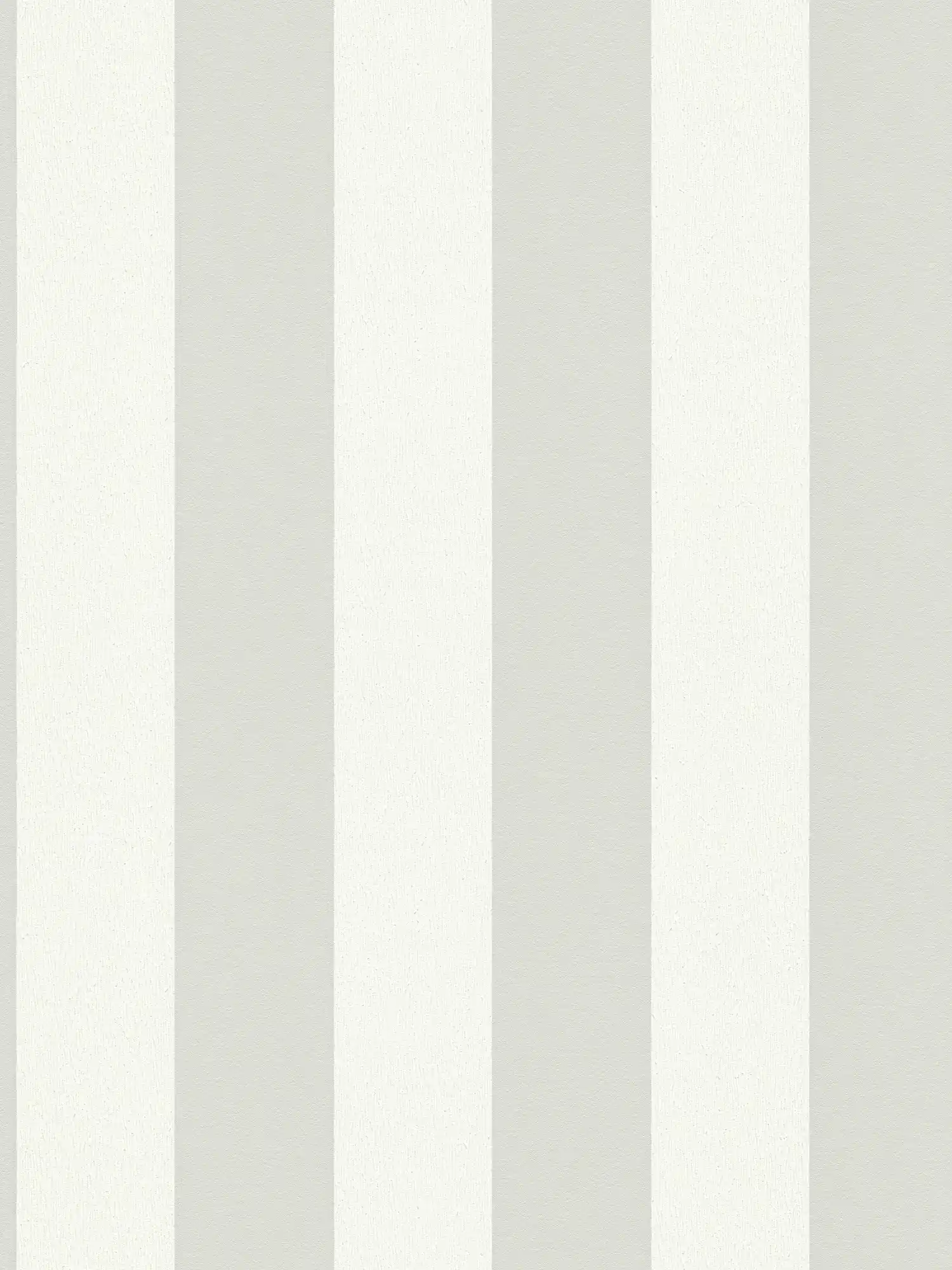 Streifen Tapete mit Strukturmuster, Blockstreifen Grau & Weiß
