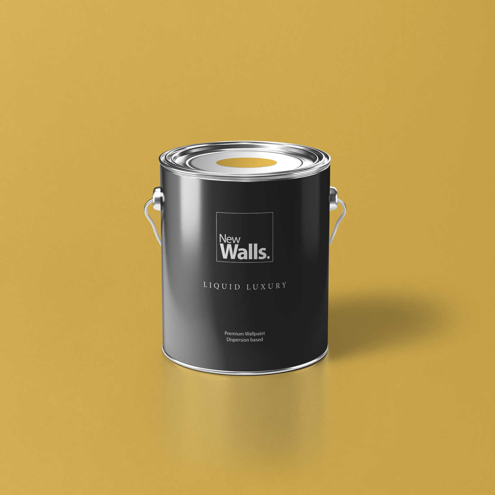 Premium Wandfarbe strahlendes Senfgelb »Juicy Yellow« NW802 – 2,5 Liter

