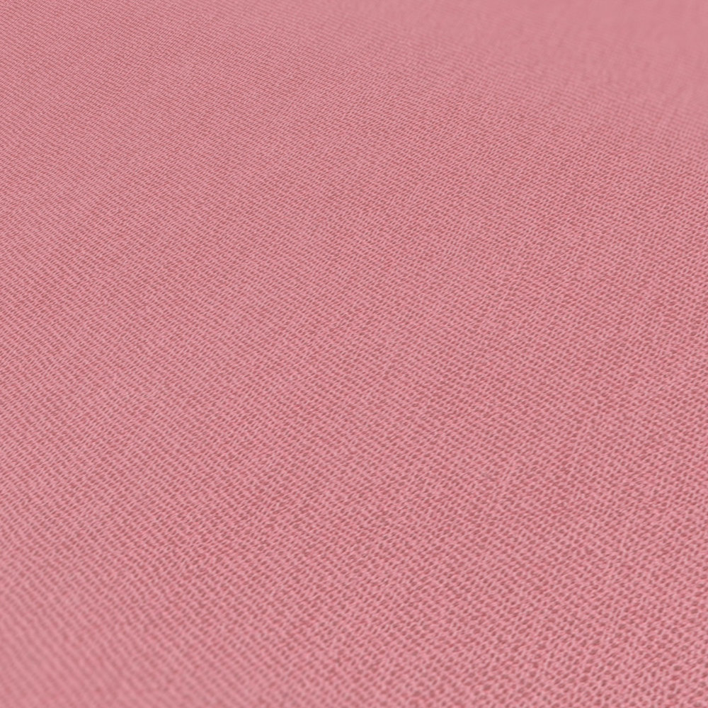             Tapete Altrosa uni, matte Oberfläche & Textilstruktur – Rosa
        