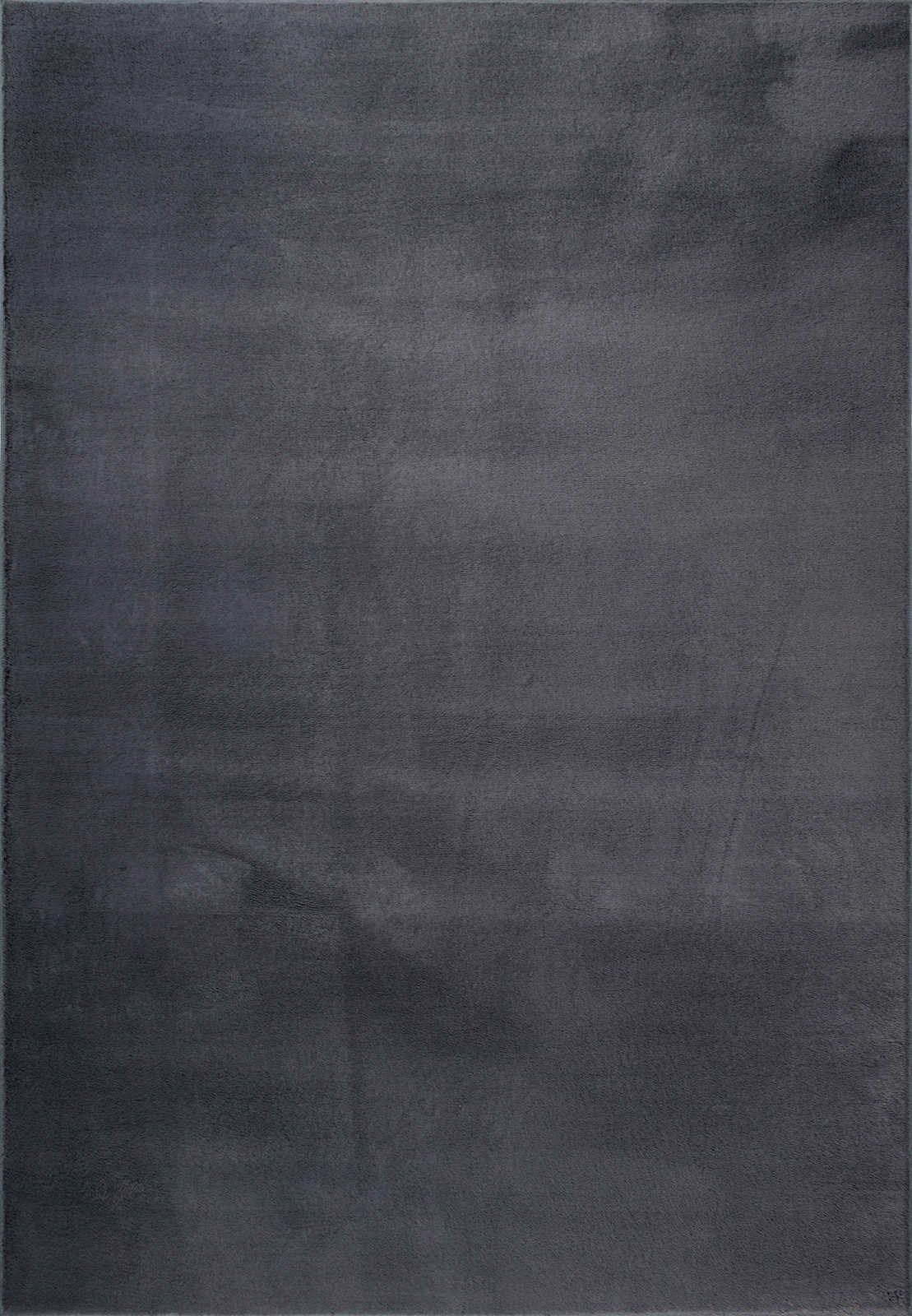             Sanfter Hochflor Teppich in Anthrazit – 100 x 50 cm
        