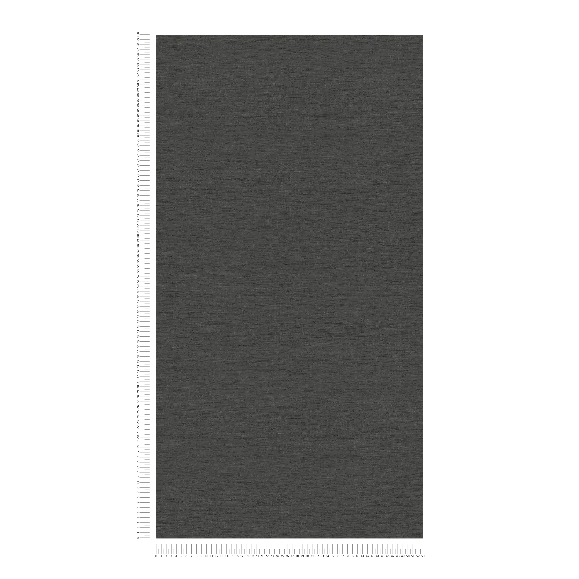             Einfarbige Vliestapete mit Strukturdesign, matt – Schwarz
        