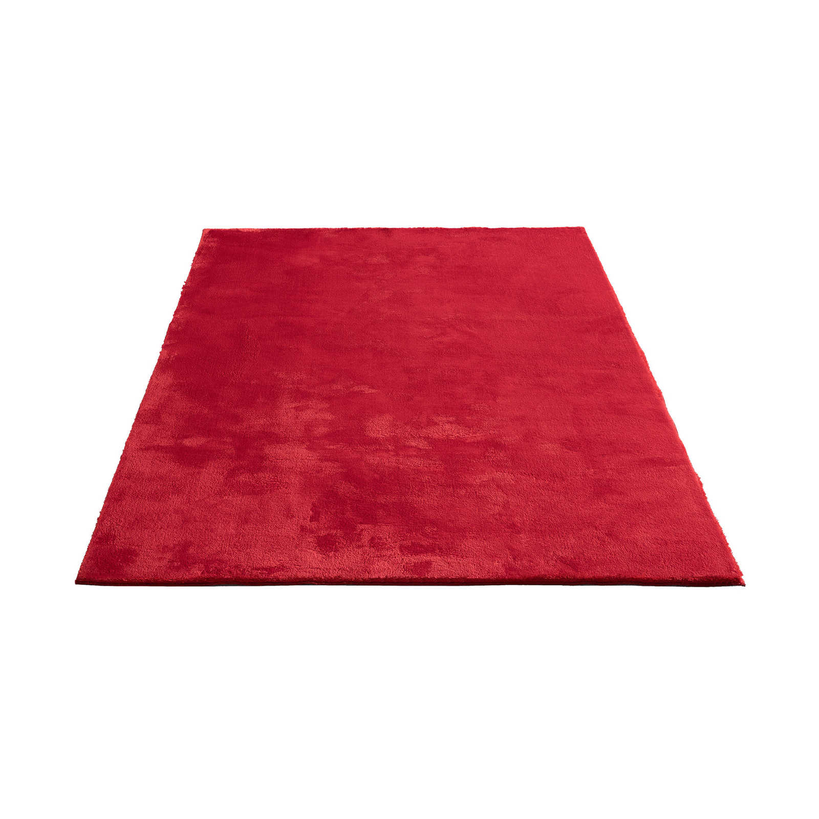 Besonders weicher Hochflor Teppich in Rot – 240 x 200 cm
