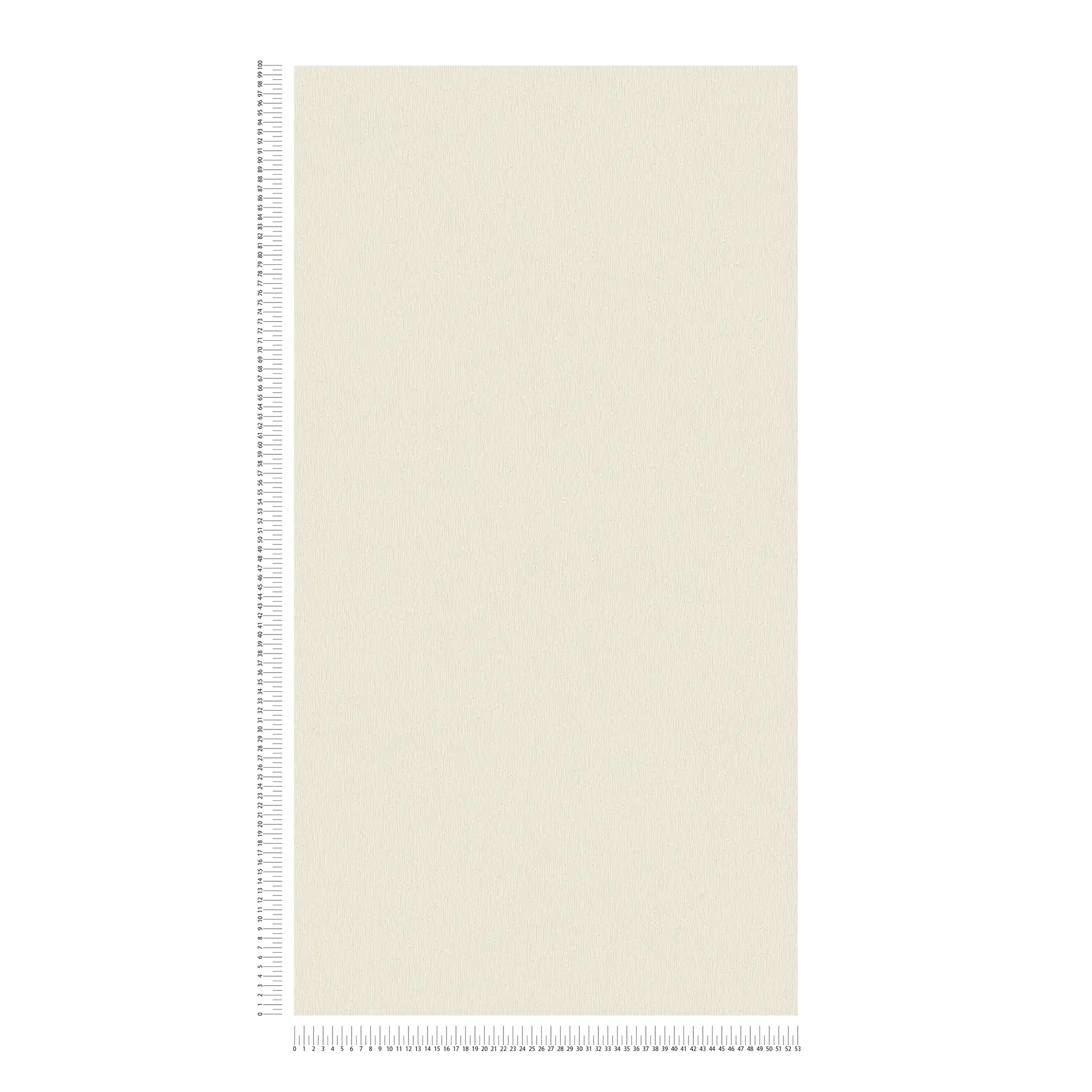             Cremefarbene Vliestapete mit einfarbigem Strukturdesign – Creme, Weiß
        