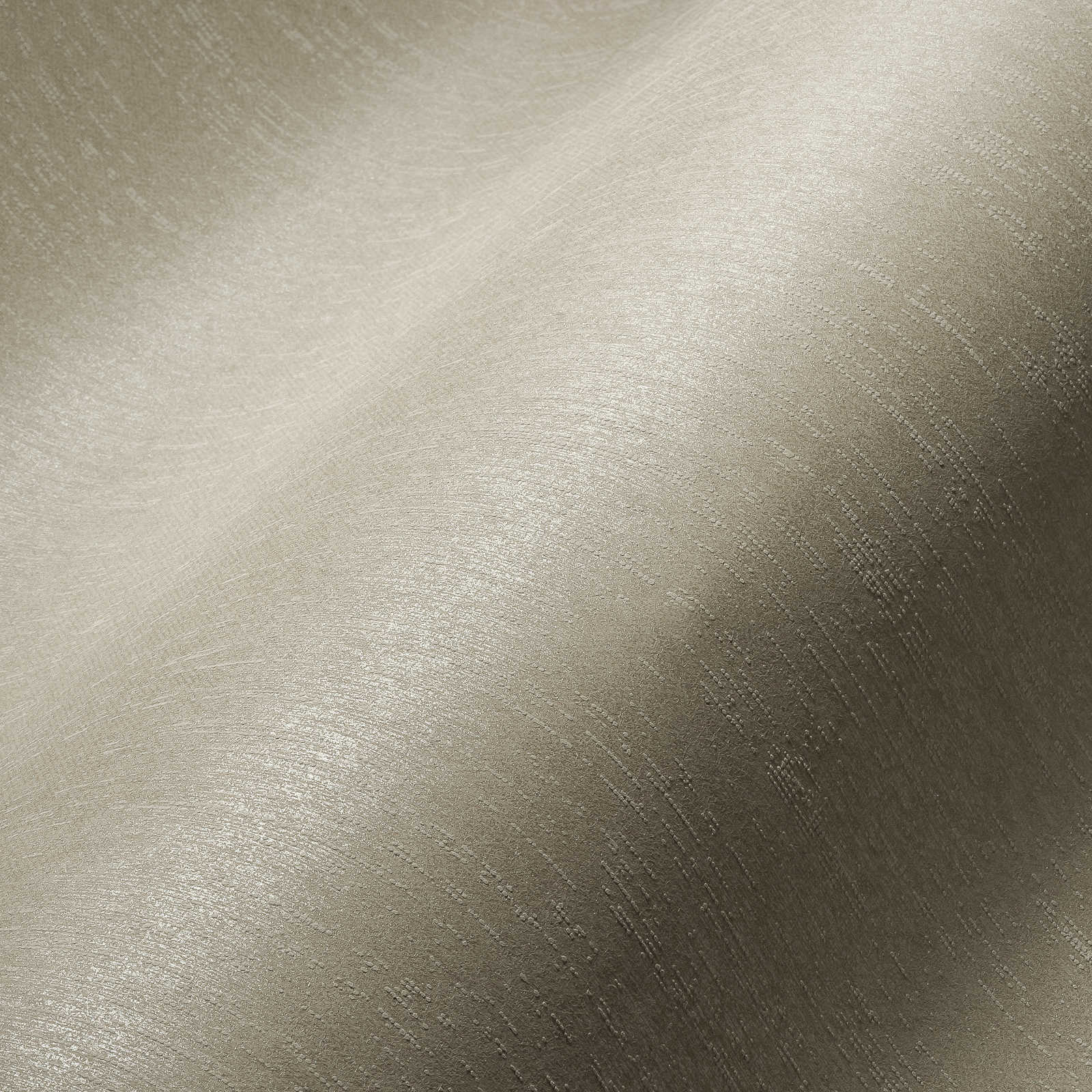             Glanz Tapete Cremeweiß mit Textiloptik & Schimmer-Effekt – Weiß
        