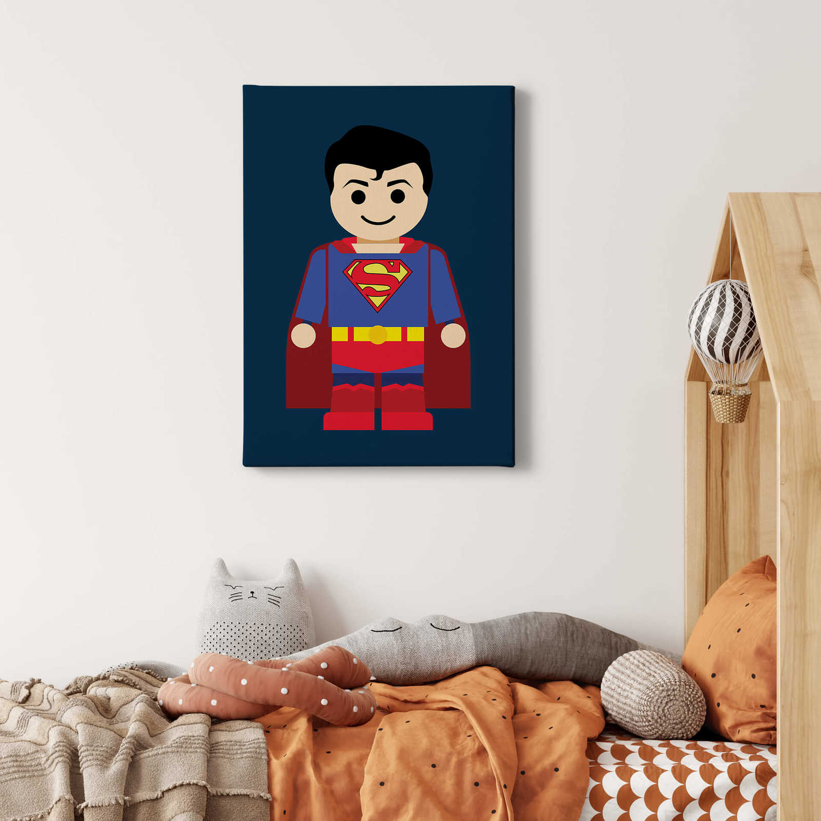             Kinder Leinwandbild Superman von Gomes – 0,50 m x 0,70 m
        