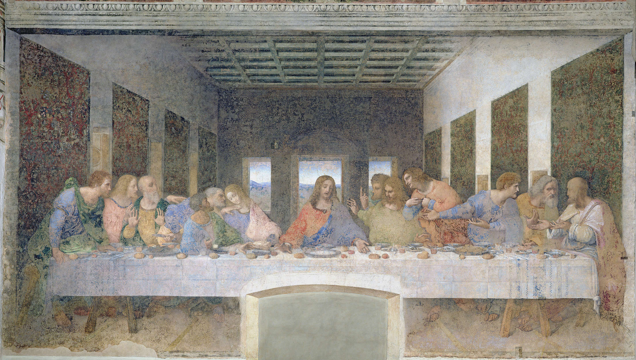             Fototapete "Das letzte Abendmahl" von Leonardo da Vinci
        