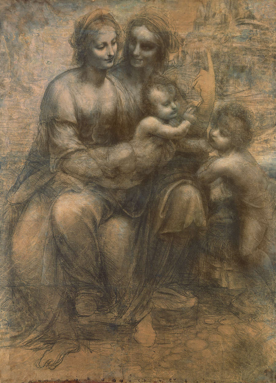             Fototapete "Die Jungfrau mit Kind" von Leonardo da Vinci
        