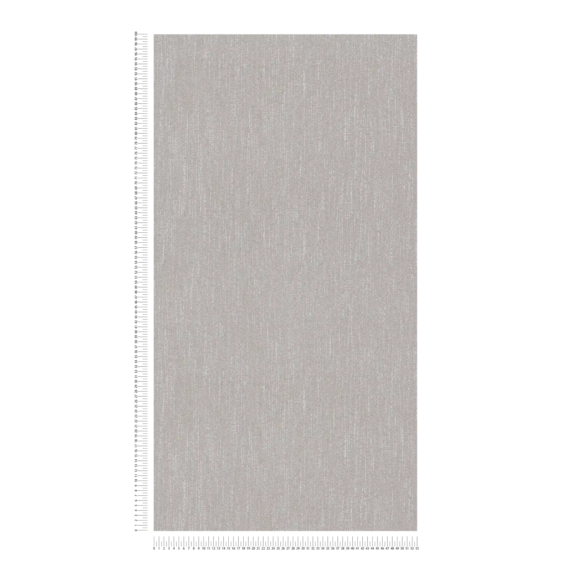             Einfarbige Tapete Silbergrau mit Bouclé Effekt – Grau
        