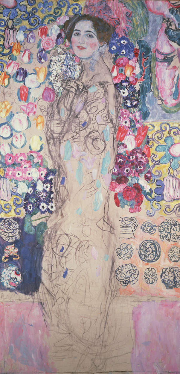             Fototapete "Bildnis von Ria Munk III" von Gustav Klimt
        