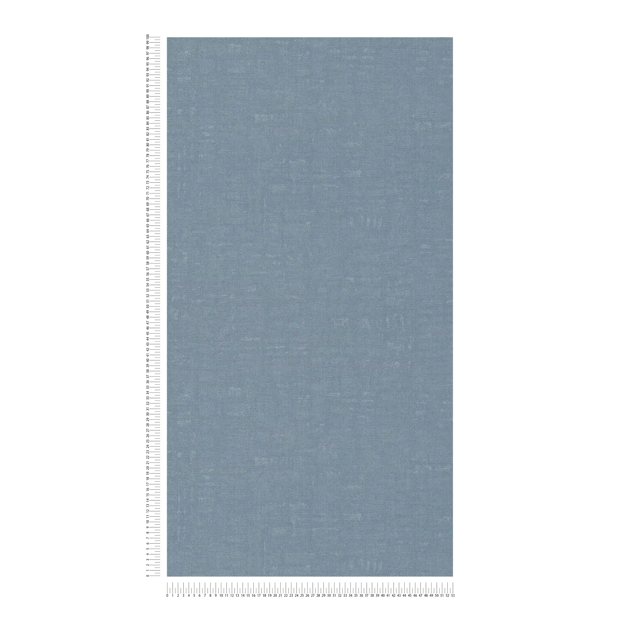             Melierte Tapete unifarben mit Strukturdesign – Blau
        