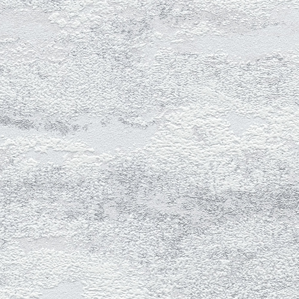             Tapete im melierten leichten Wellenmuster – Grau, Silber
        
