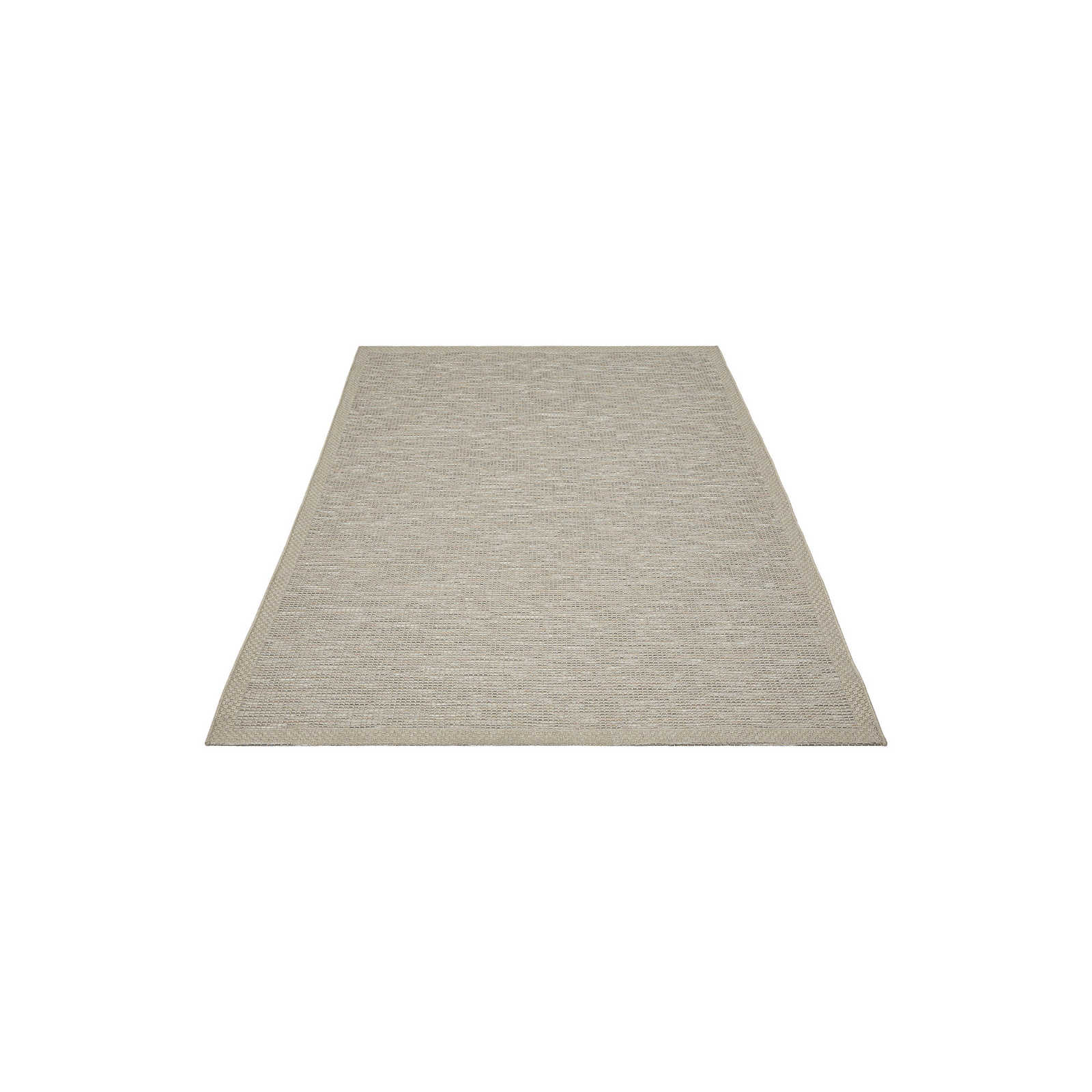Flachgewebe Outdoor Teppich in Greige – 150 x 80 cm
