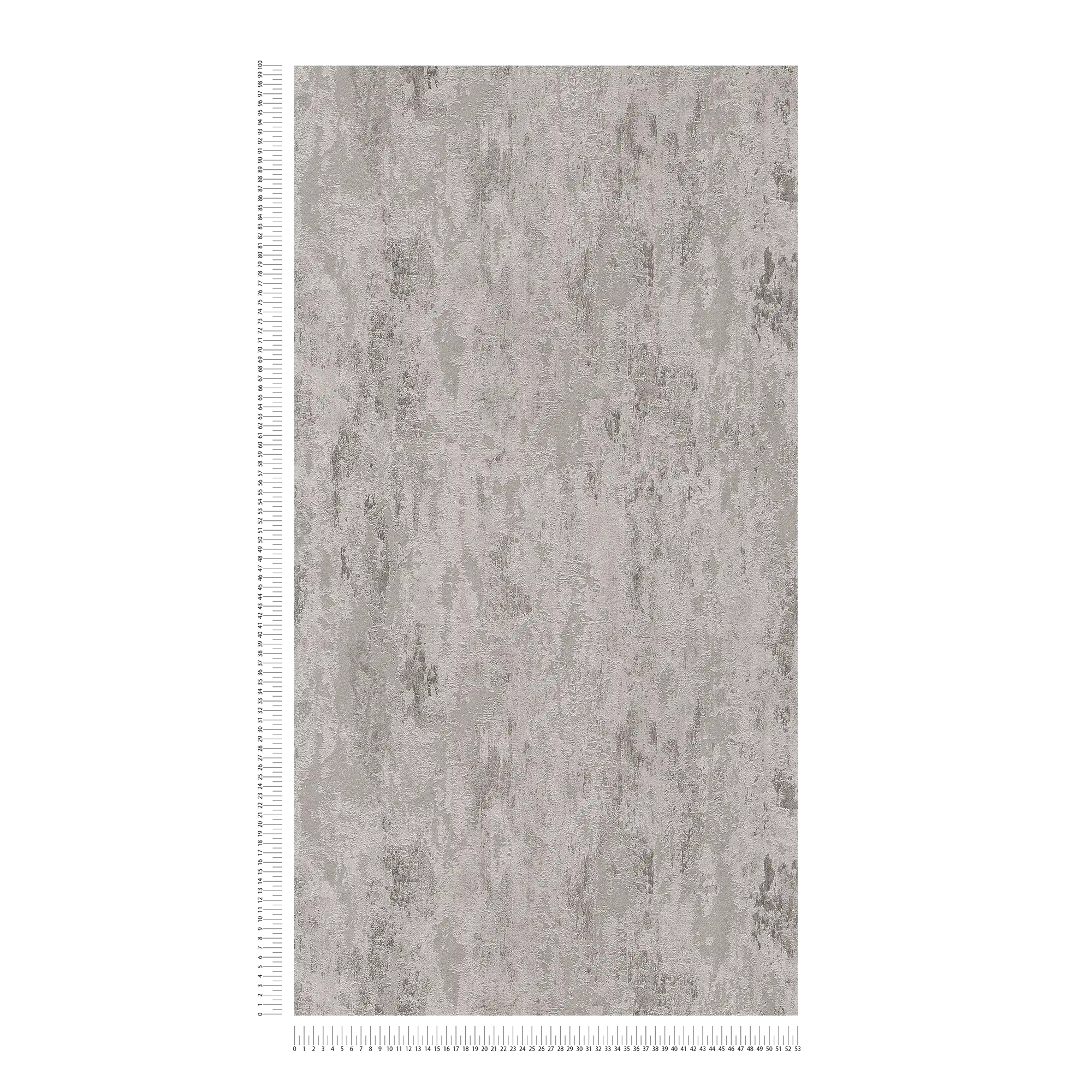             Rost Vliestapete mit Strukturmuster – Grau, Silber
        