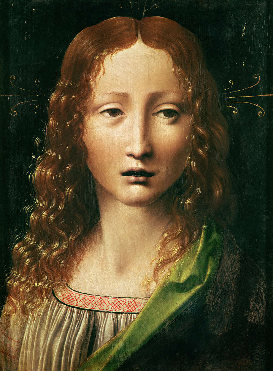             Fototapete "Kopf des Erlösers" von Leonardo da Vinci
        