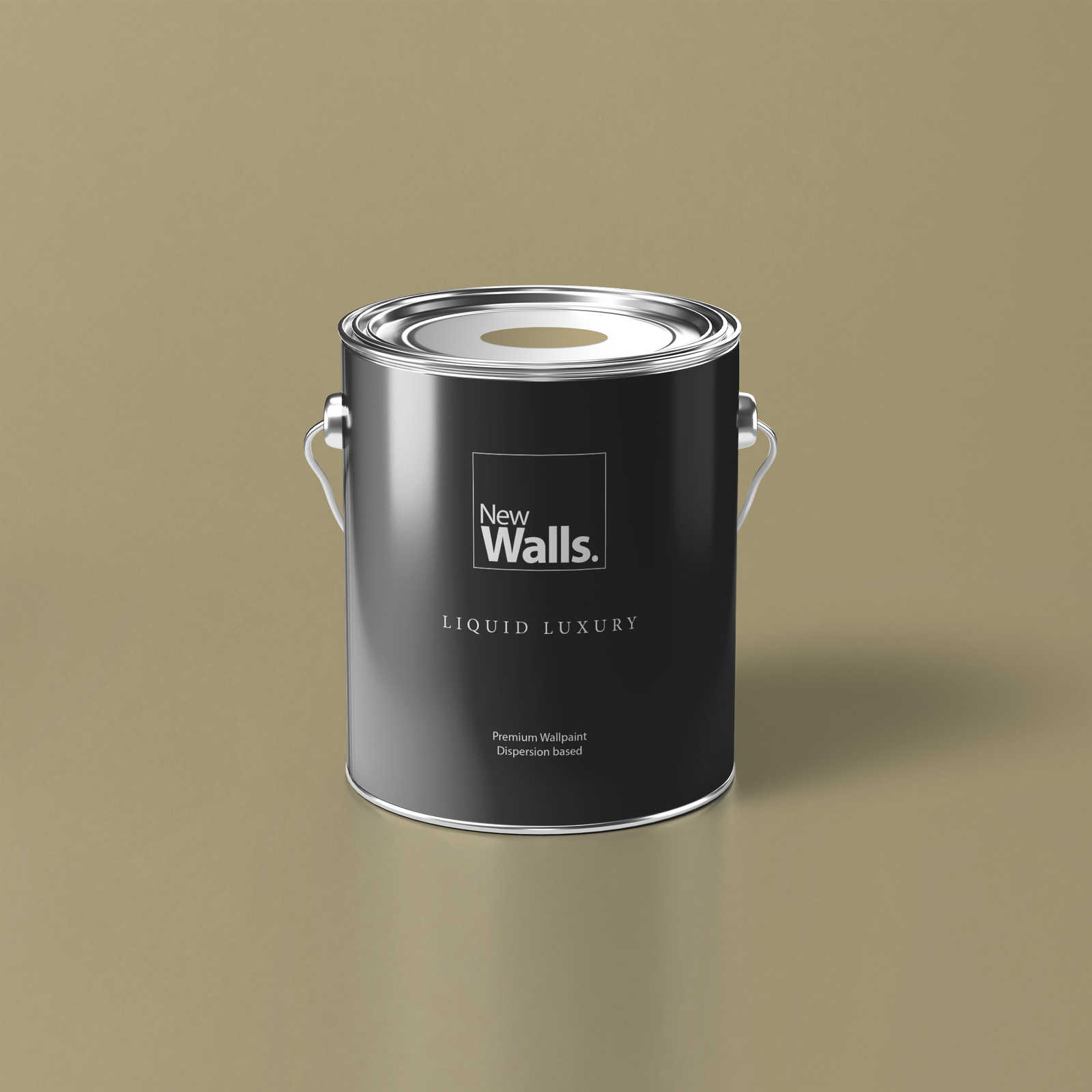 Premium Wandfarbe beruhigendes Khaki »Lucky Lime« NW606 – 5 Liter
