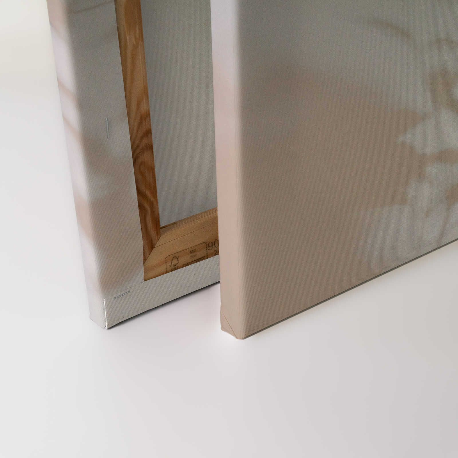             Shadow Room 1 - Natur Leinwandbild Beige & Weiß, verblasstes Design – 1,20 m x 0,80 m
        