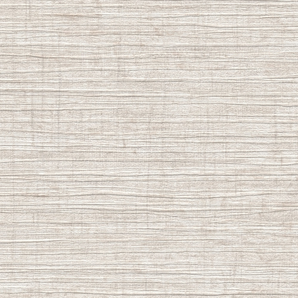            Vliestapete meliert mit textilem Prägemuster – Beige, Braun, Grau
        