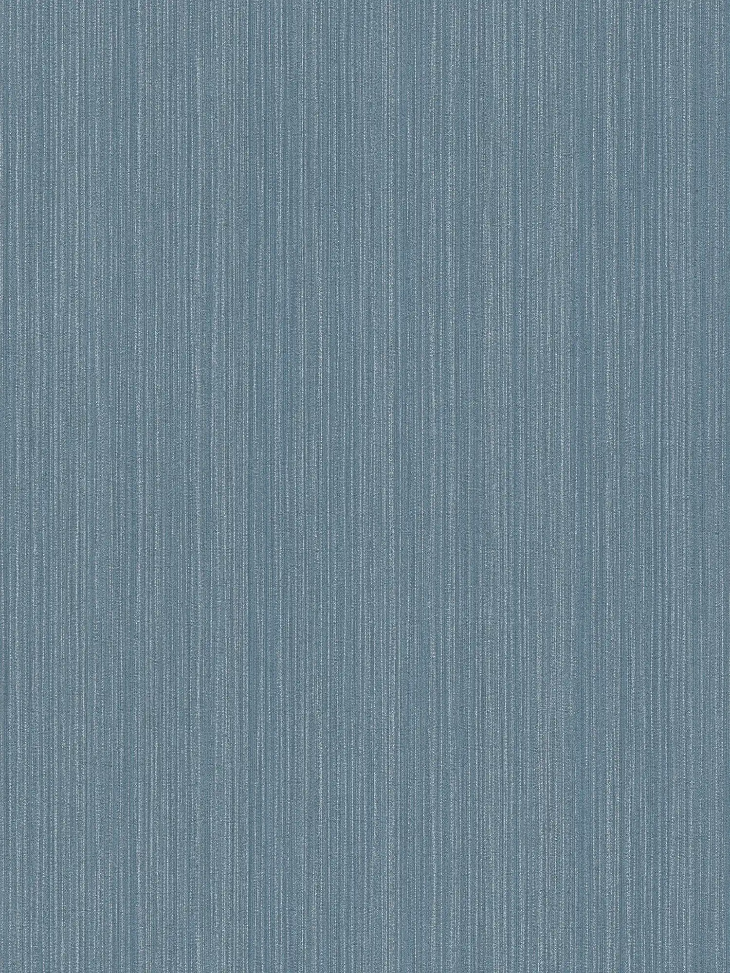         Unitapete mit graublauer Textiloptik – Blau, Metallic
    