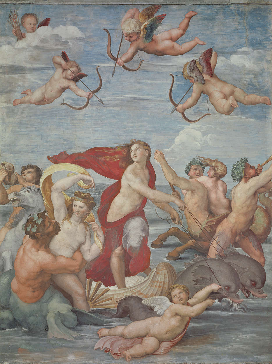             Fototapete "Der Triumph der Galatea" von Raphael
        