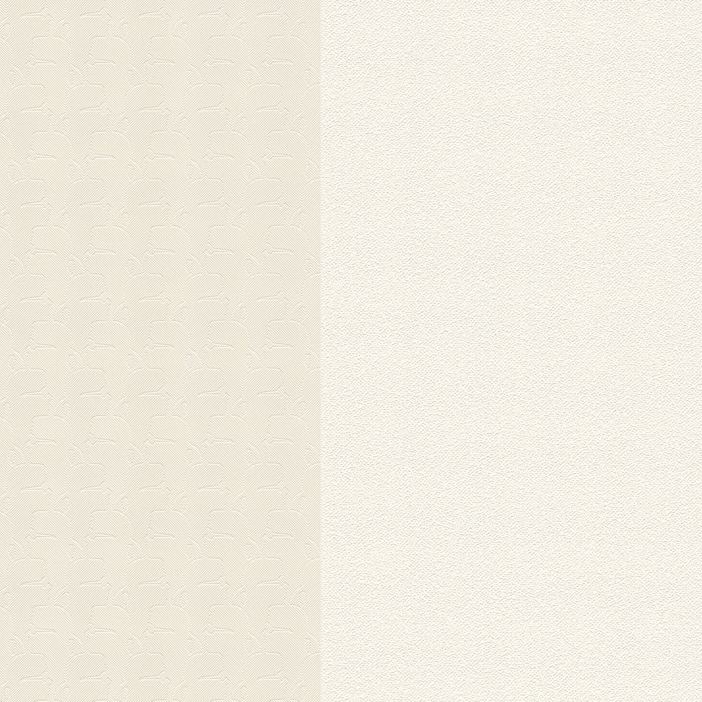             Streifentapete Karl LAGERFELD mit Textureffekt – Grau, Weiß
        