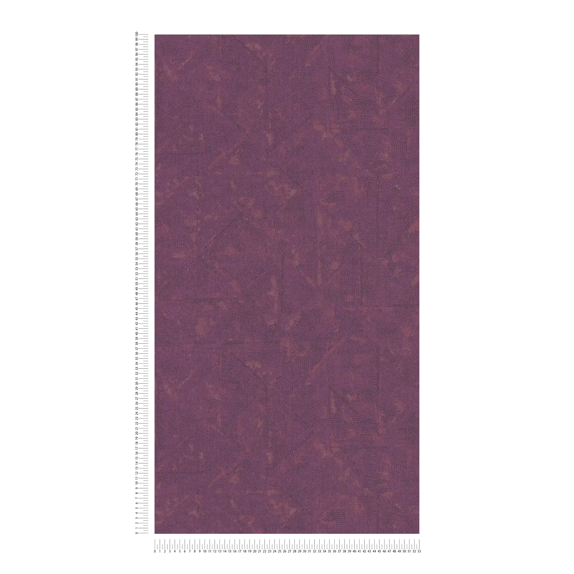             Vliestapete Magenta mit asymmetrischem Muster – Violett
        