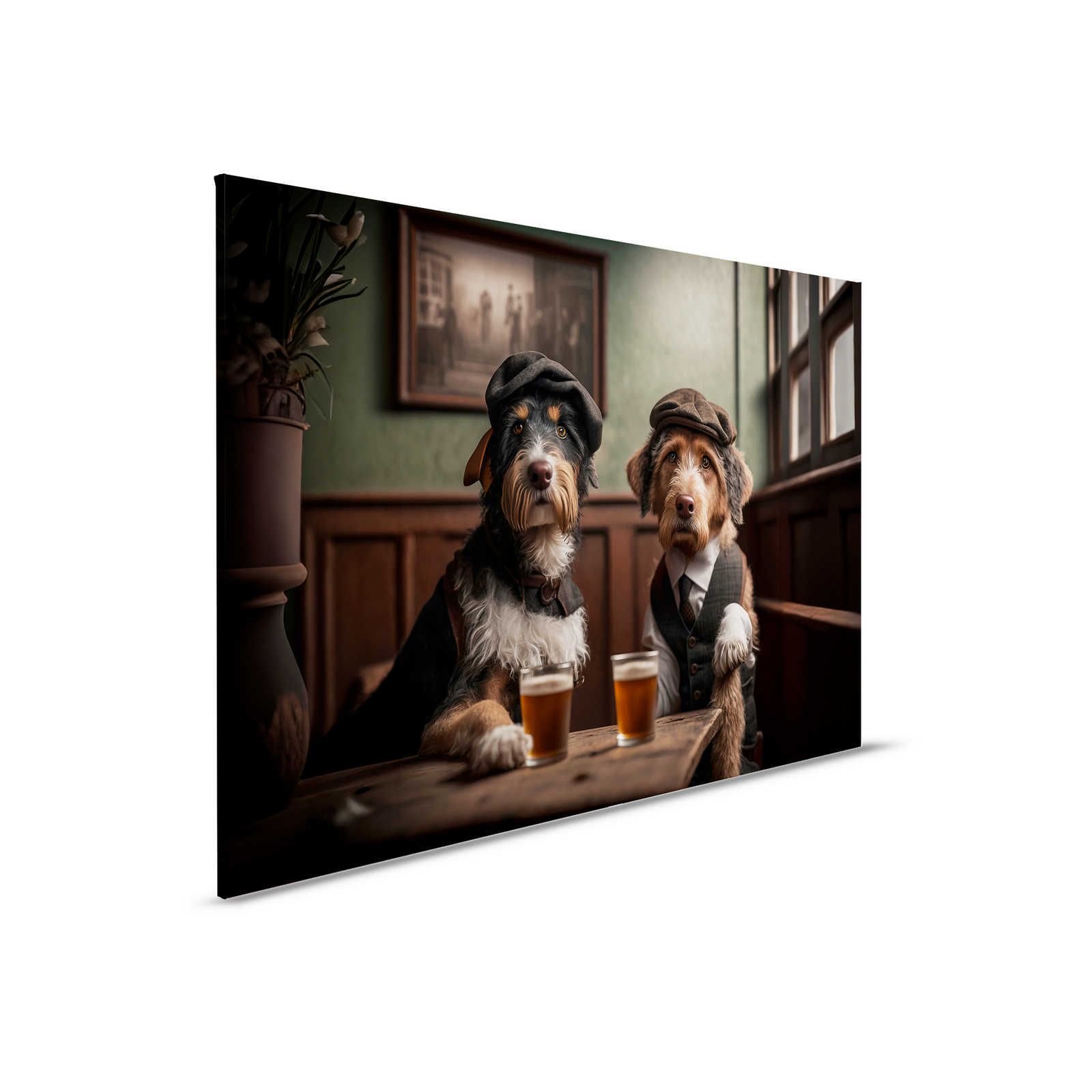         KI-Leinwandbild »Doggy Bar 3« – 90 cm x 60 cm
    