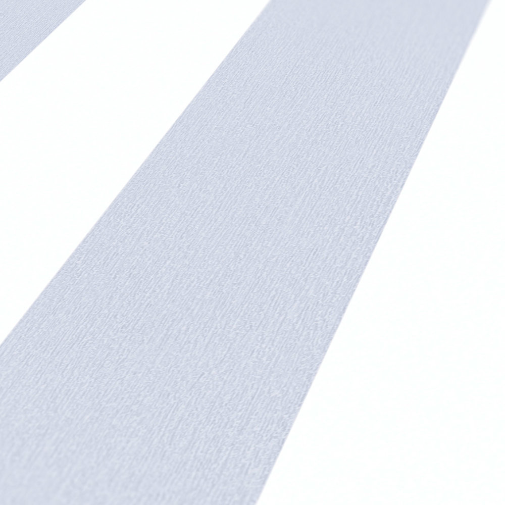             Tapete Kinderzimmer vertikale Streifen – Grau, Weiß
        