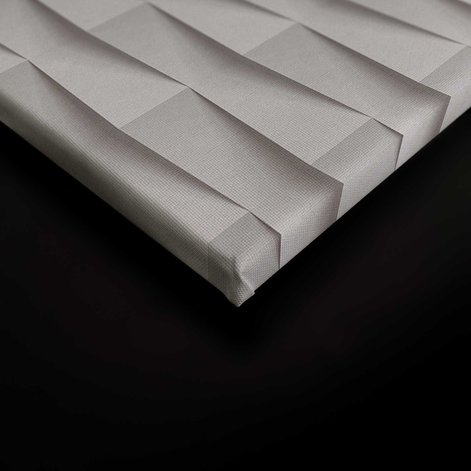             Paper House 2 - 3D Leinwandbild Papier Falten Design mit Schattenwurf – 1,20 m x 0,80 m
        