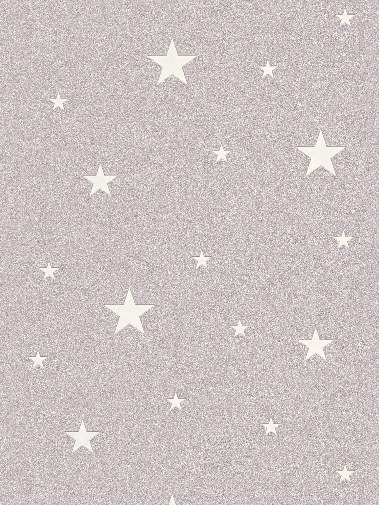         Leuchteffekt Kinderzimmertapete mit nachleuchtenden Sternen – Taupe
    