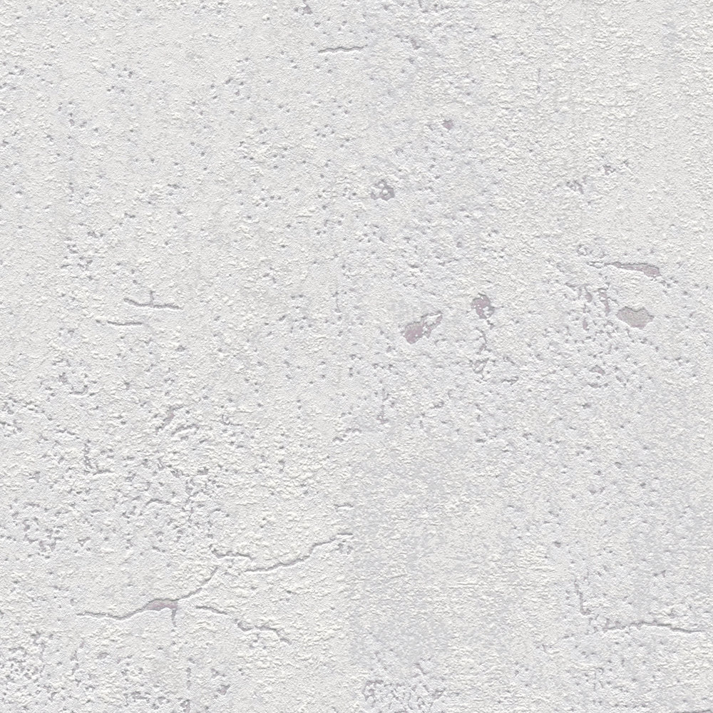             Neutrale Tapete mit Putzoptik im rustikalen Stil – Beige, Weiß
        