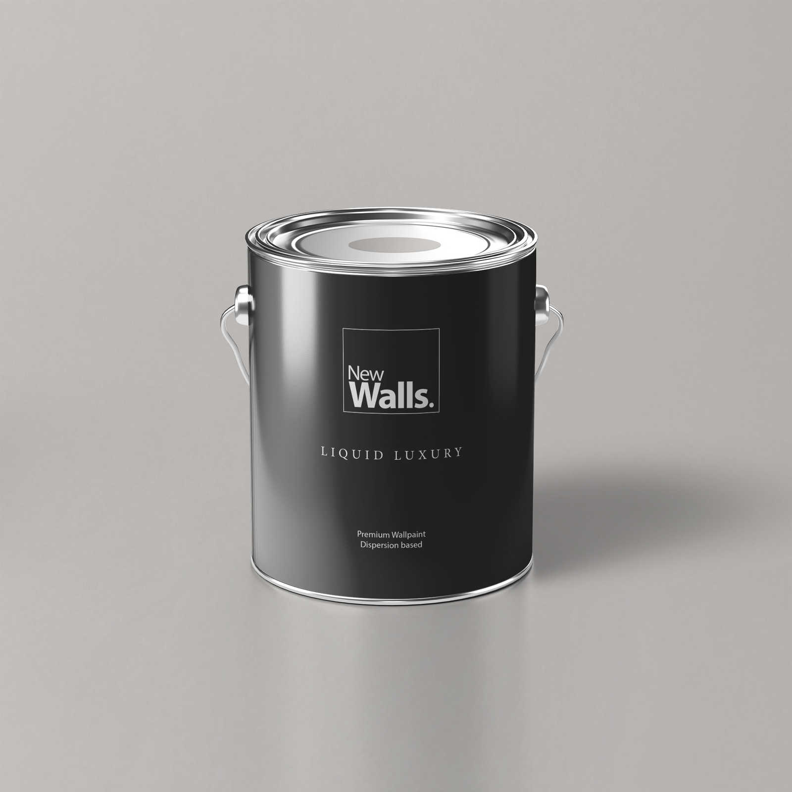 Premium Wandfarbe beruhigendes Hellgrau »Creamy Grey« NW110 – 5 Liter

