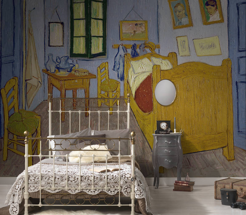             Fototapete "Vincents Schlafzimmer in Arles" von Vincent van Gogh
        