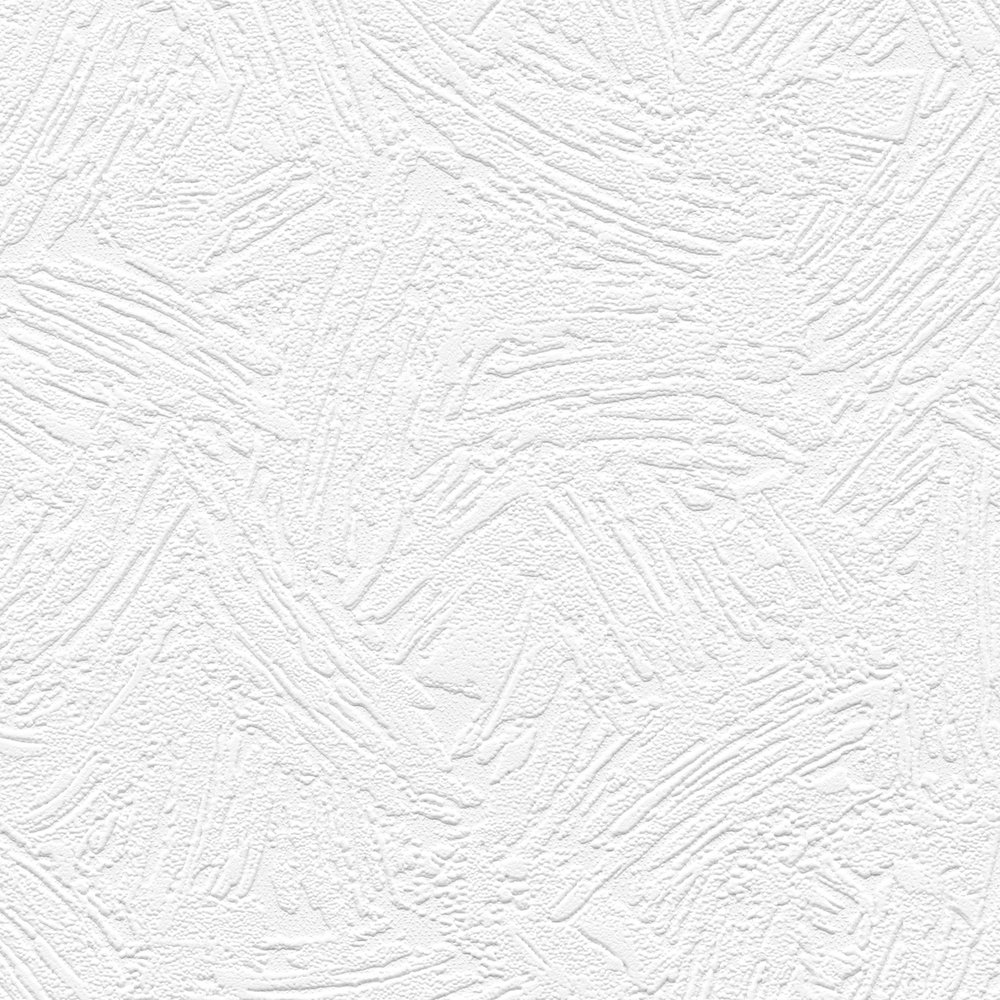             Papiertapete Dekor Putz mit Strukturmuster – Weiß
        