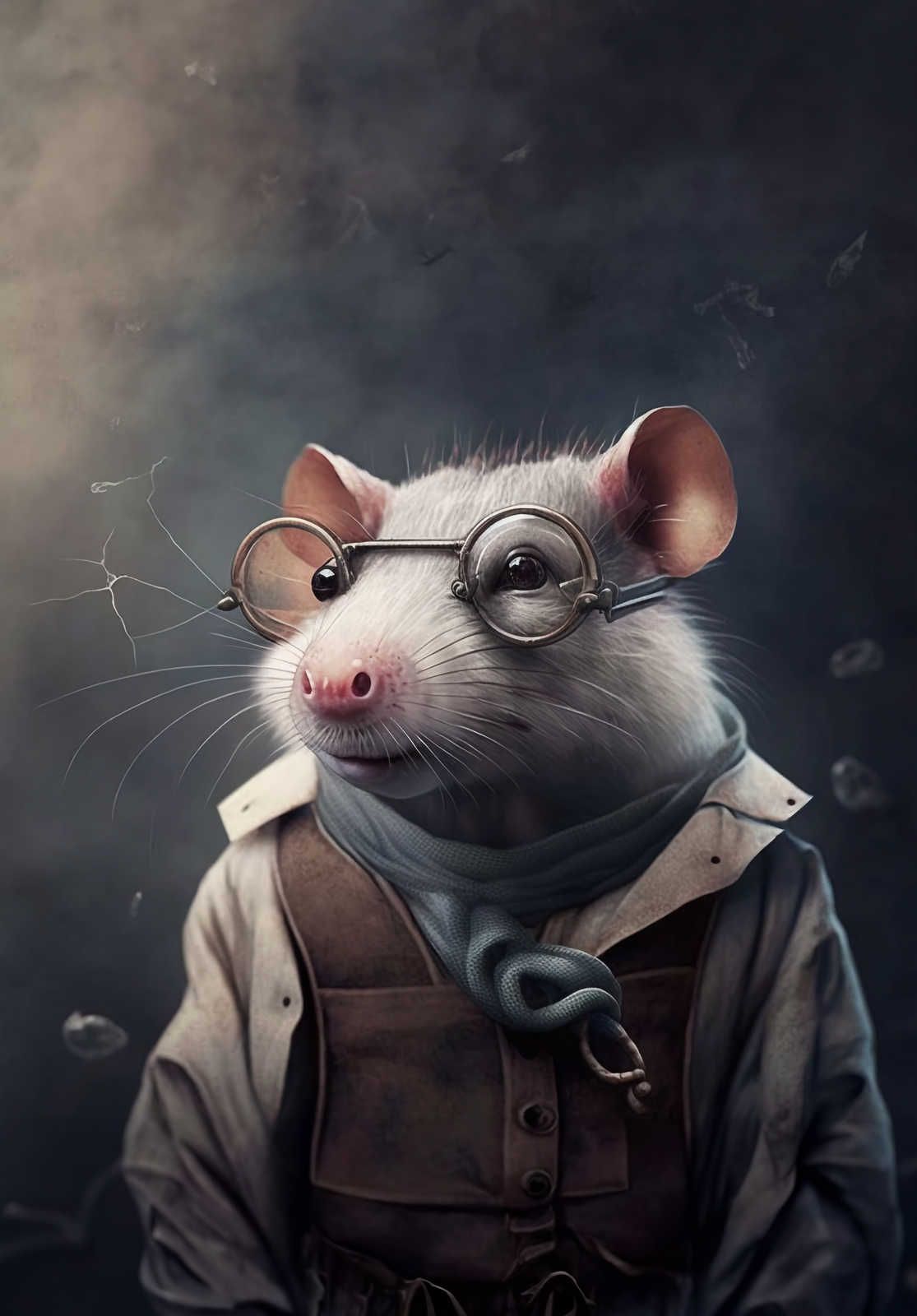             KI-Leinwandbild »scientific rat« – 60 cm x 90 cm
        